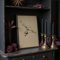 Autumn's Quiet Echo: Oak Branch Study