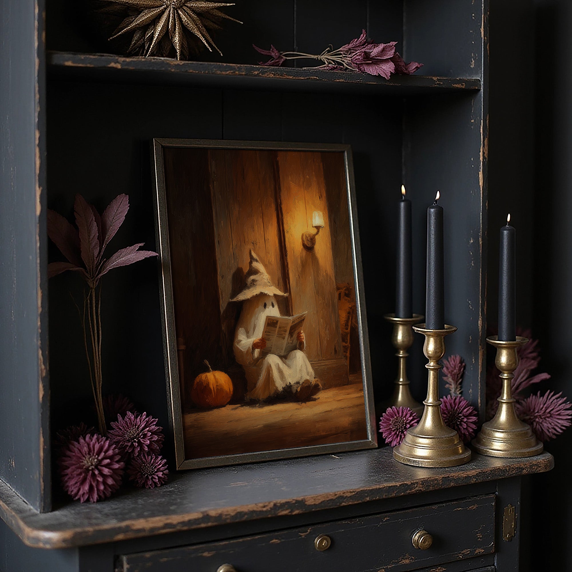 Ghostly Reader Awaits Halloween News