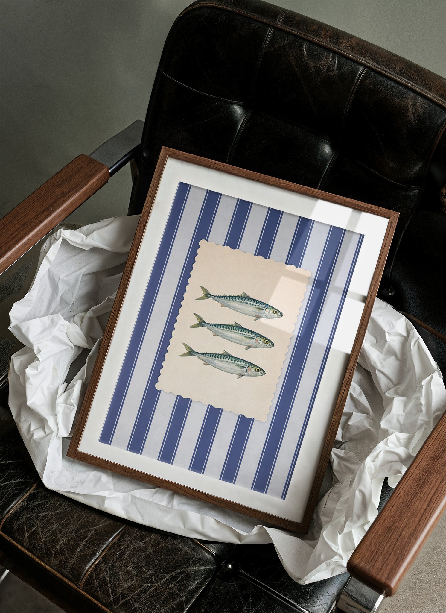 Nautical Trio: Mackerel on Cream