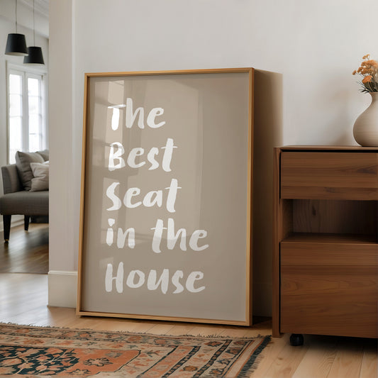 No One Argues With This Seat