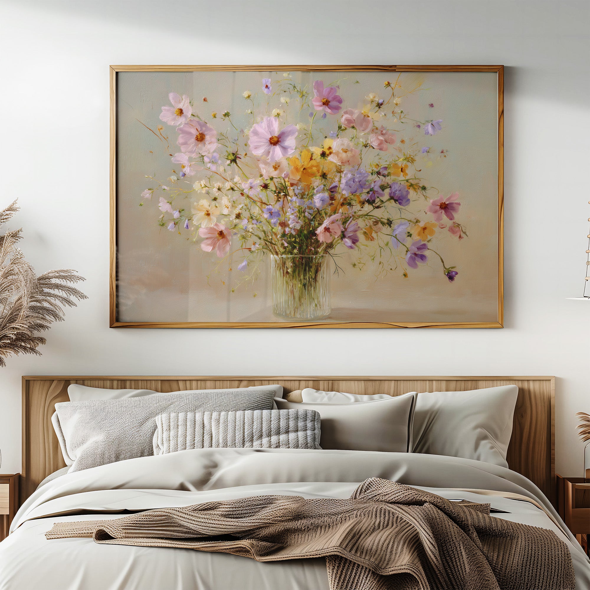 Pastel Symphony in Crystal Vessel