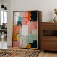 Layers of Life: A Textured Paint Story