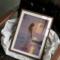 Twilight Reverie at Ocean's Edge