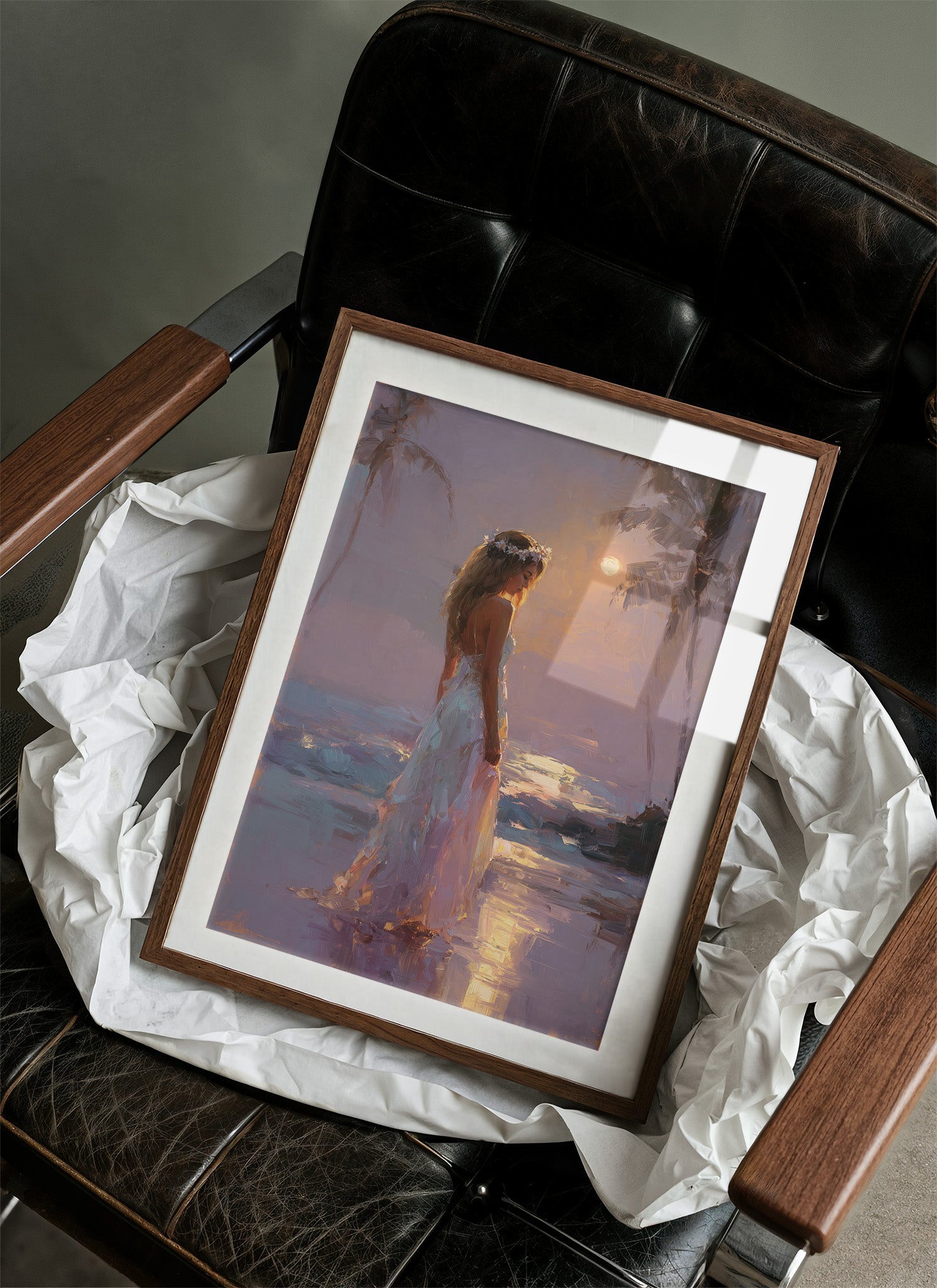 Twilight Reverie at Ocean's Edge