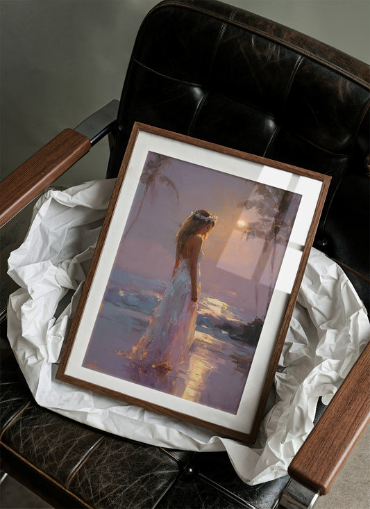 Twilight Reverie at Ocean's Edge