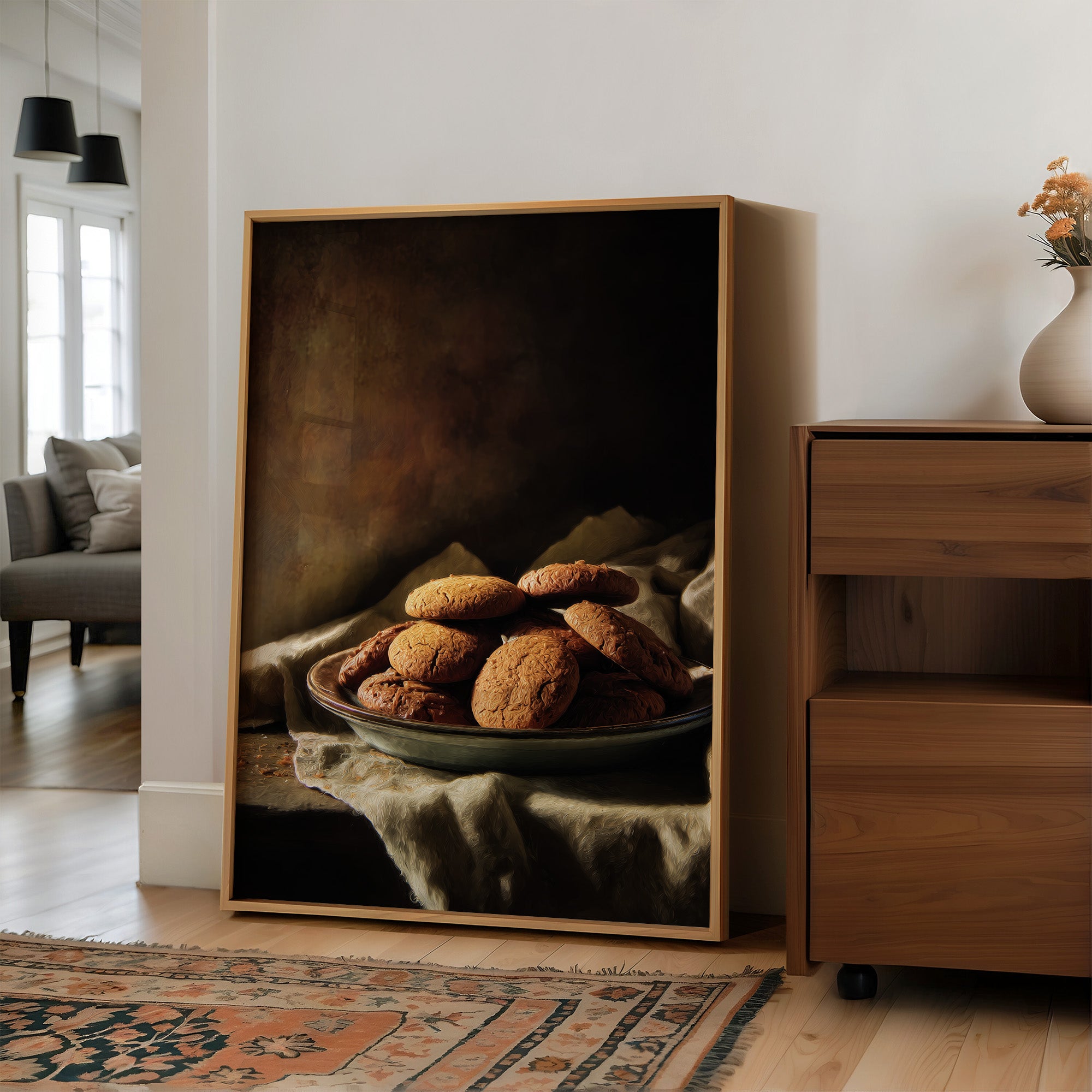 Rustic Abundance: Cookies in Chiaroscuro