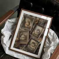 Woodland Portraits in Rustic Frames
