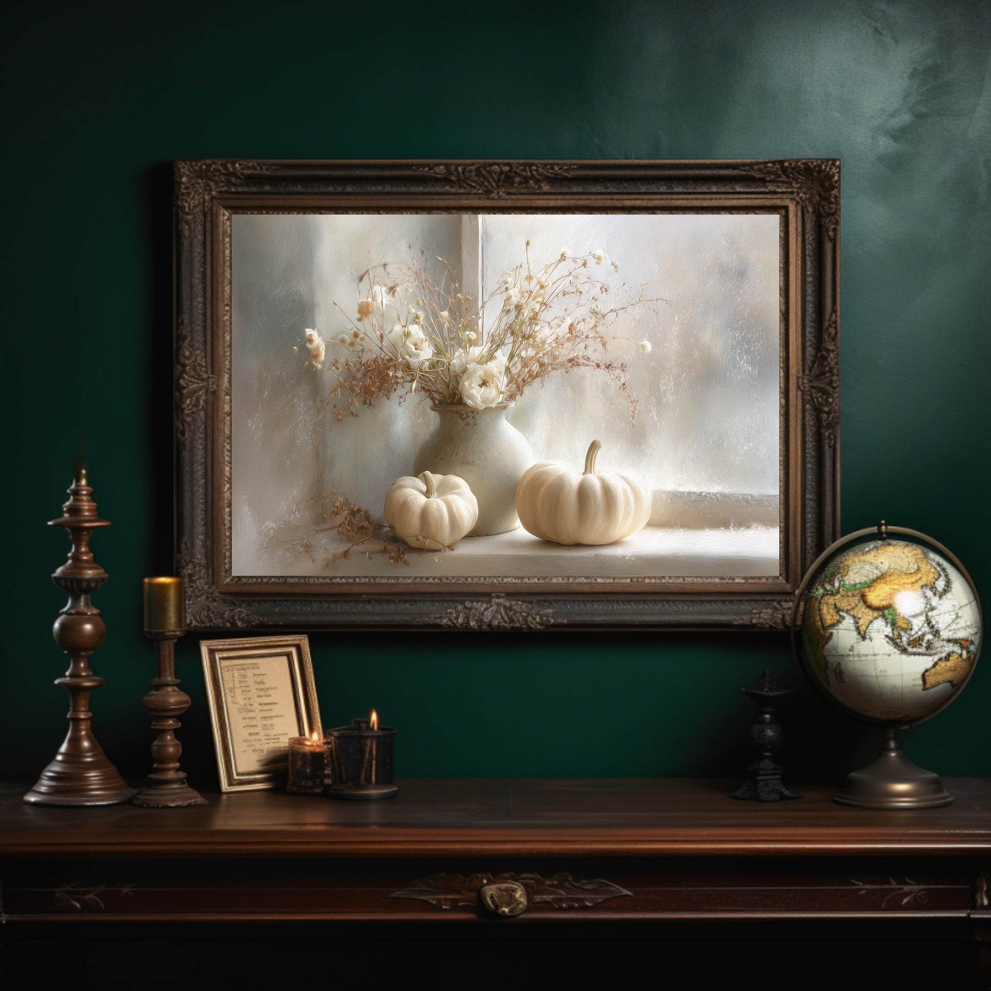 Ivory Dreams in Autumn Light