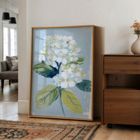 Hydrangea Against Sky Blue
