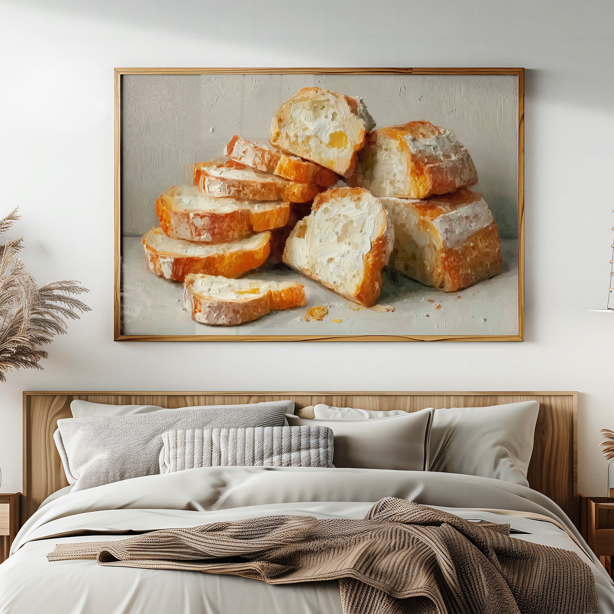 Rustic Bounty: A Symphony of Golden Bread