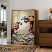 Pixelated Connection: The Digital Tapestry