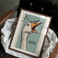 Anxious Goose Offers Calming Wisdom