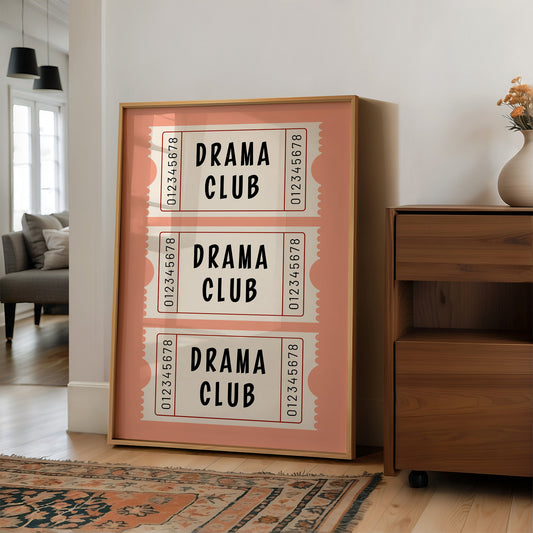 Stage Tickets in Coral Symmetry