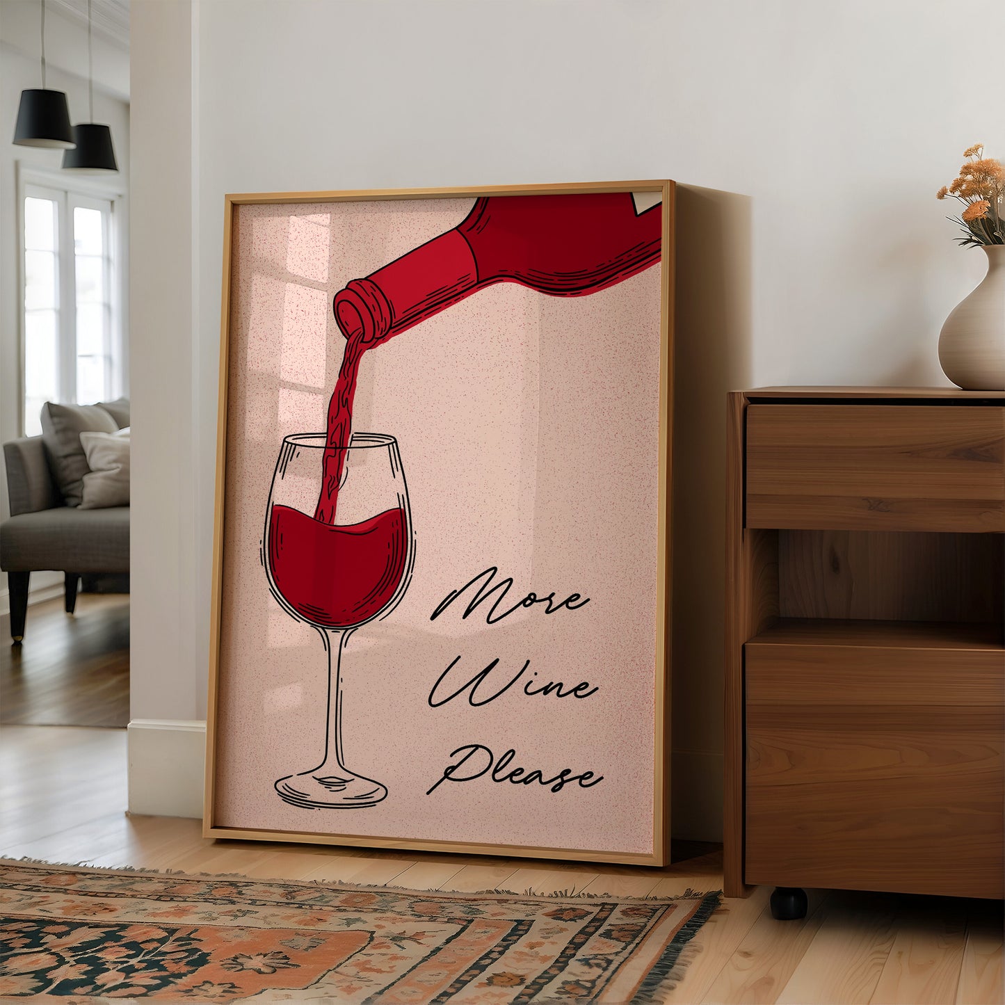 Crimson Pour: An Evening's Indulgence