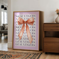 Purple Pride Wrapped in Coral Silk