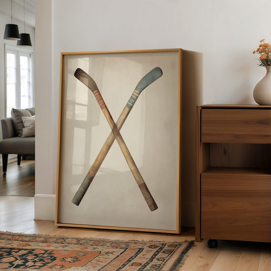 Crossed Sticks: Vintage Hockey Heritage