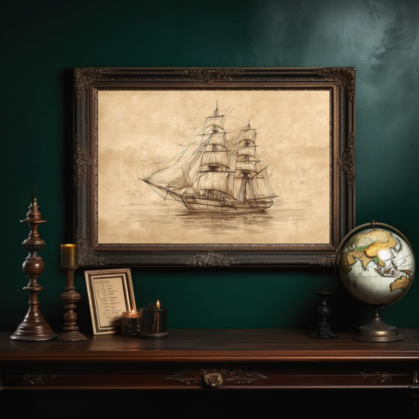 Sails Caught Between Memory and Horizon