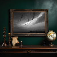 Giants Arrive Through Clouded Skies