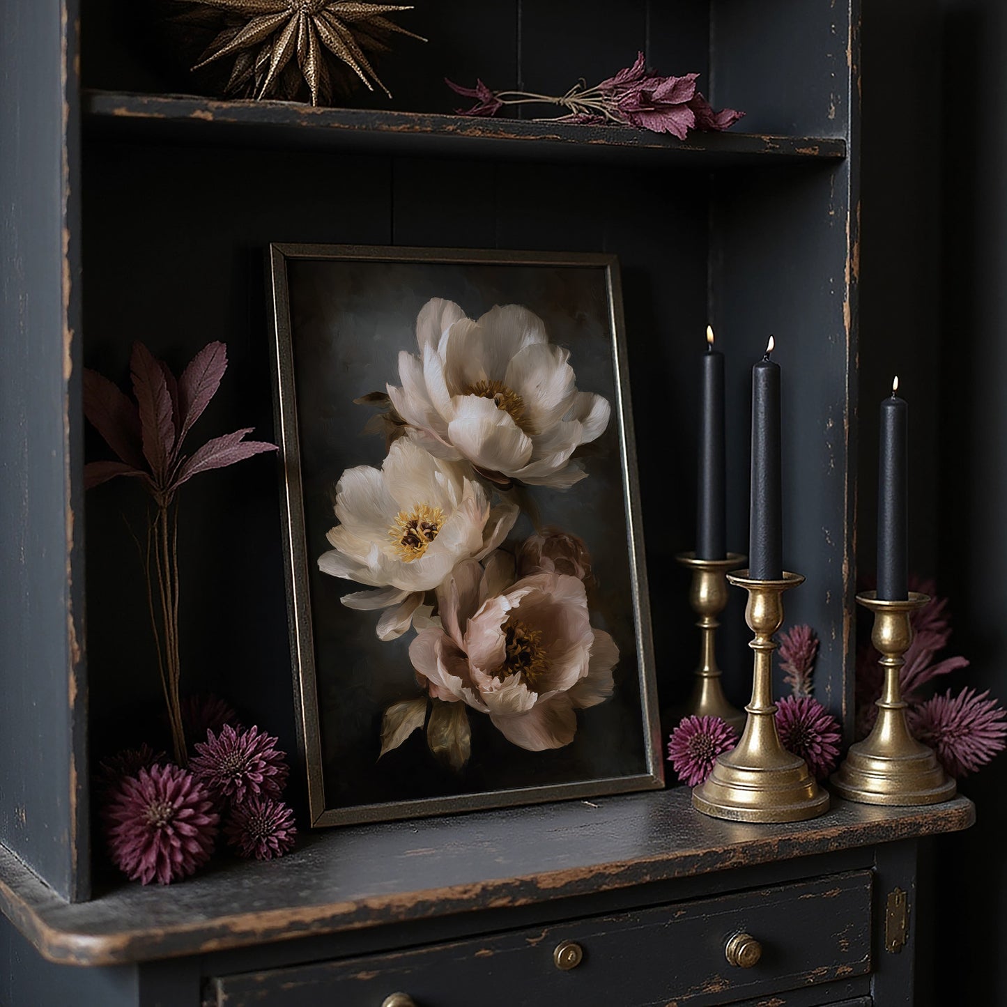 Three Blooms Hold Morning's Secret
