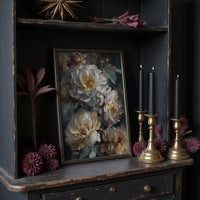 Ivory Petals Hold Golden Secrets