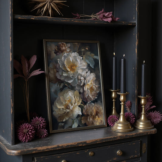 Ivory Petals Hold Golden Secrets