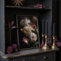 When Silk Petals Hold Candlelight