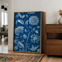 Blue Porcelain Garden Blooms Forever