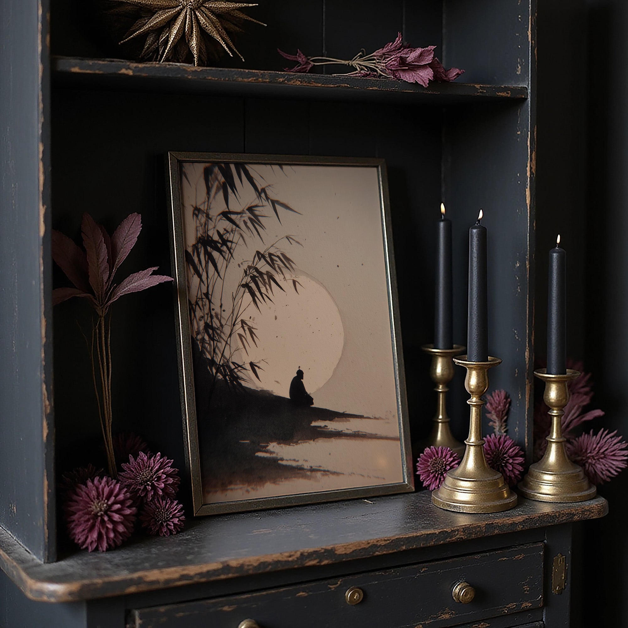 Stillness Beneath The Bamboo Moon