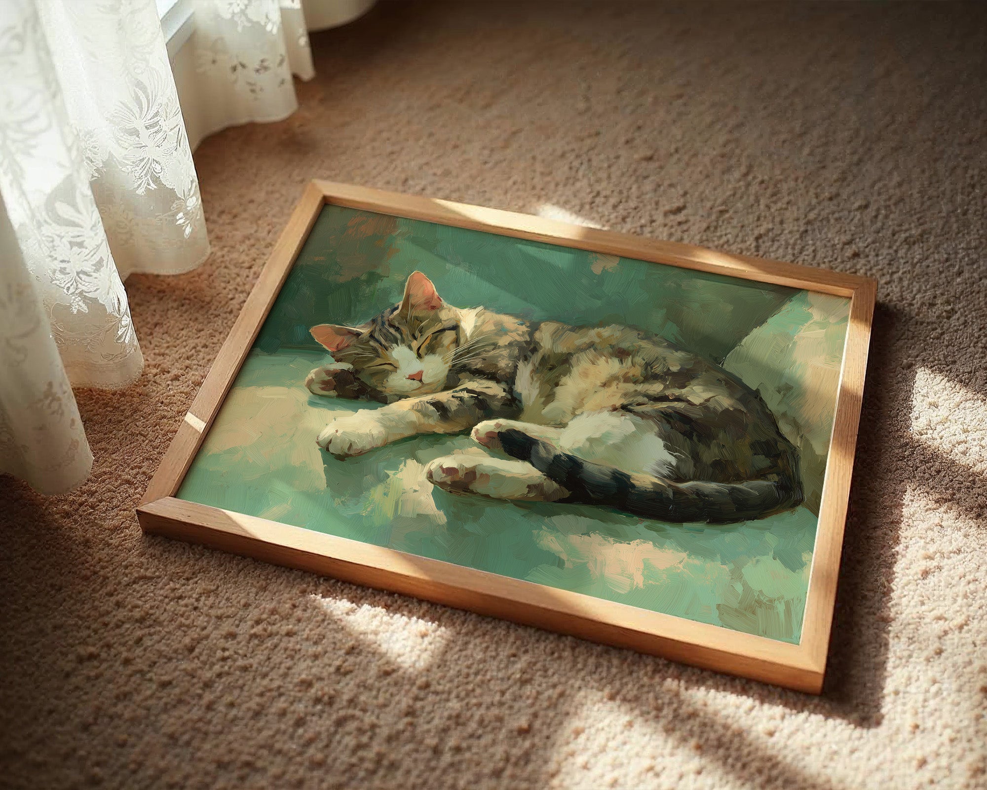 Afternoon Naps and Painted Paws