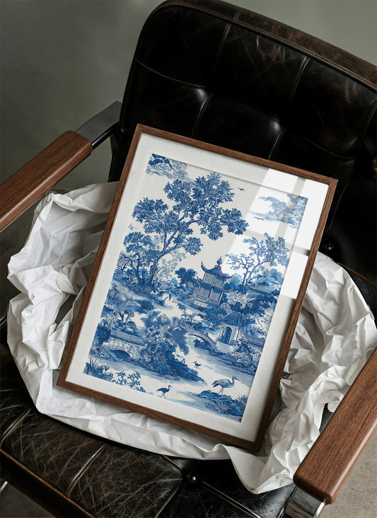 Where Cranes Gather By Blue Pagodas