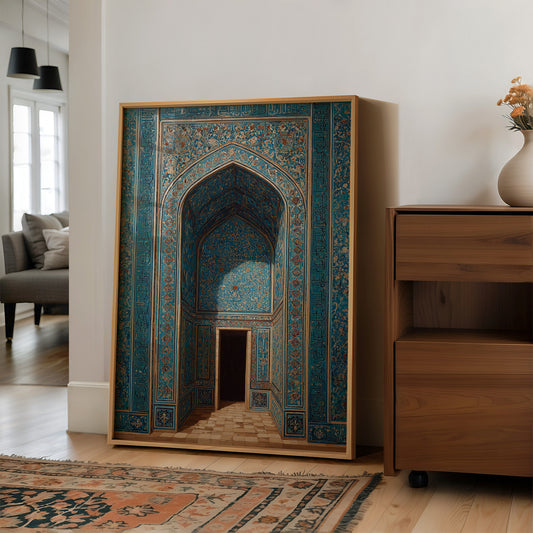Turquoise Prayers Written In Gold