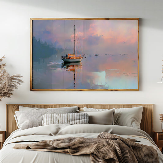 The Harbor Glows Before Dawn
