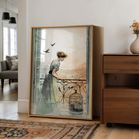 Morning Opens The Birdcage Door