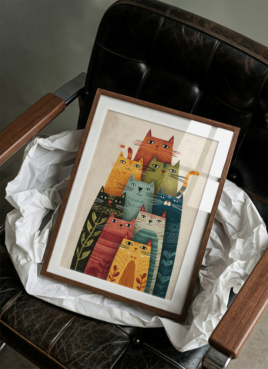 When Nine Cats Found Each Other