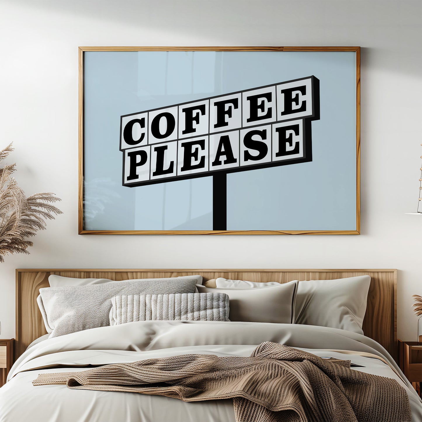 Bold Letters Beg For Caffeine