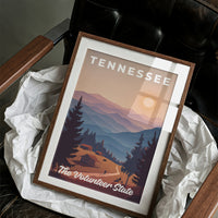 Tennessee Ridges Hold Evening's Glow