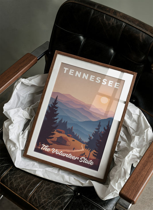 Tennessee Ridges Hold Evening's Glow