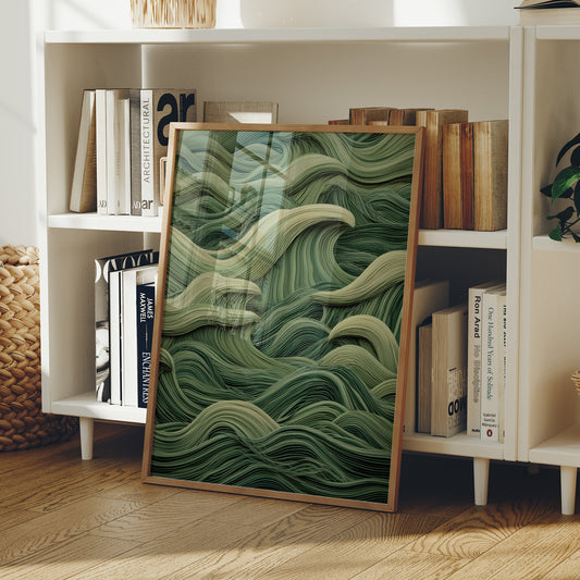 Emerald Waves Dance In Silence