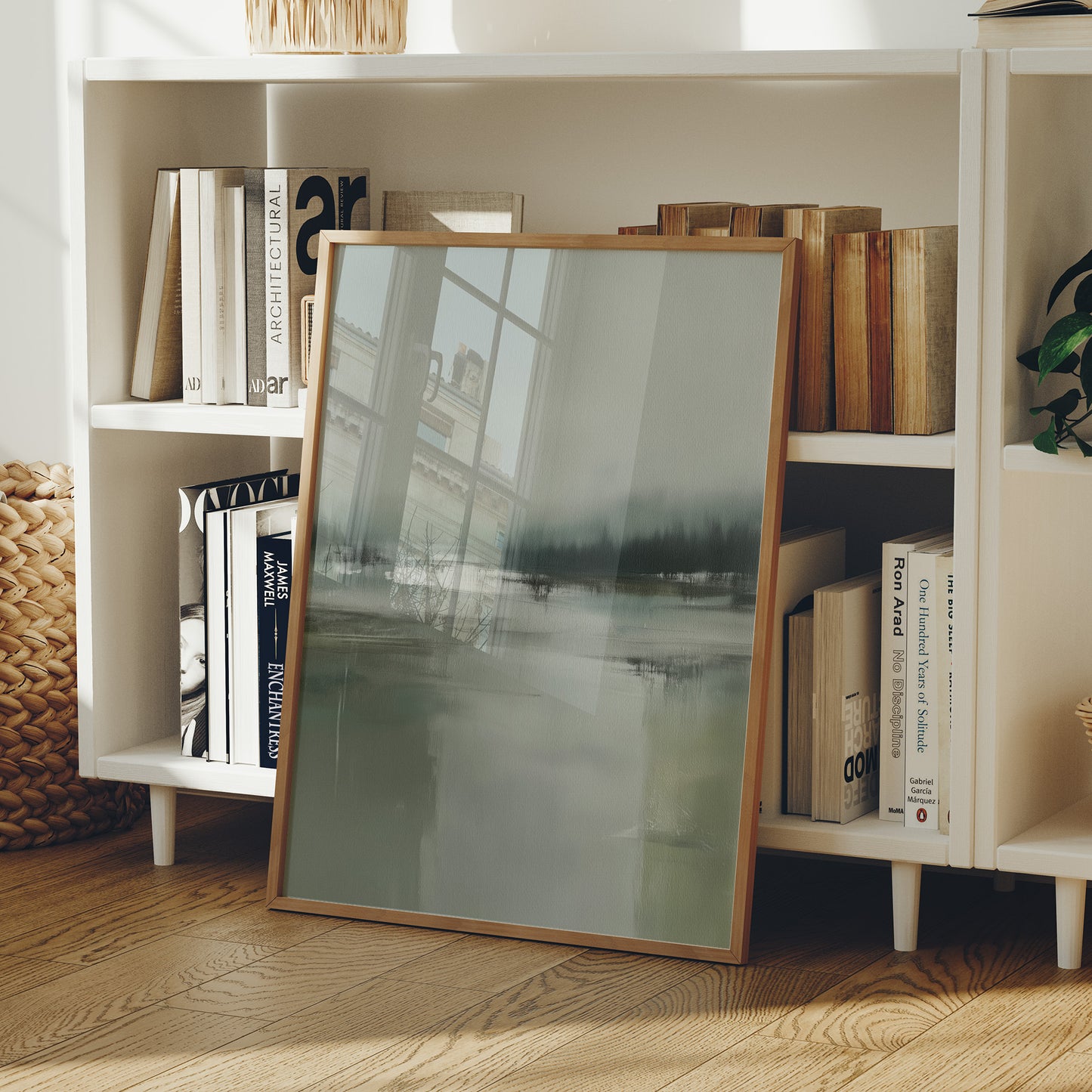 Misty Lake Finds Morning Silence