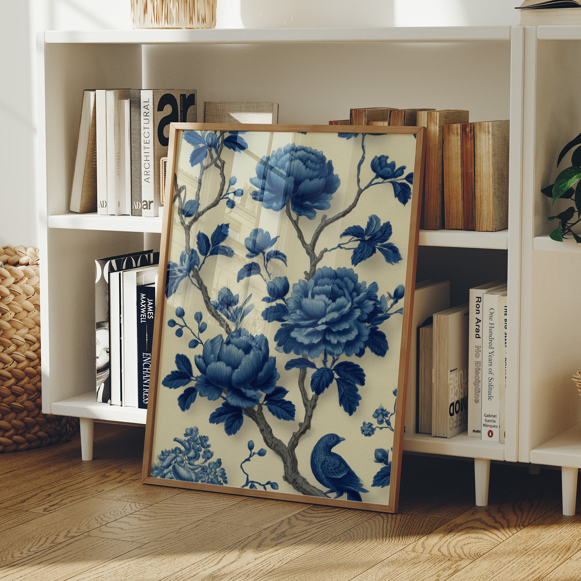 Blue Peonies Tell Ancient Stories