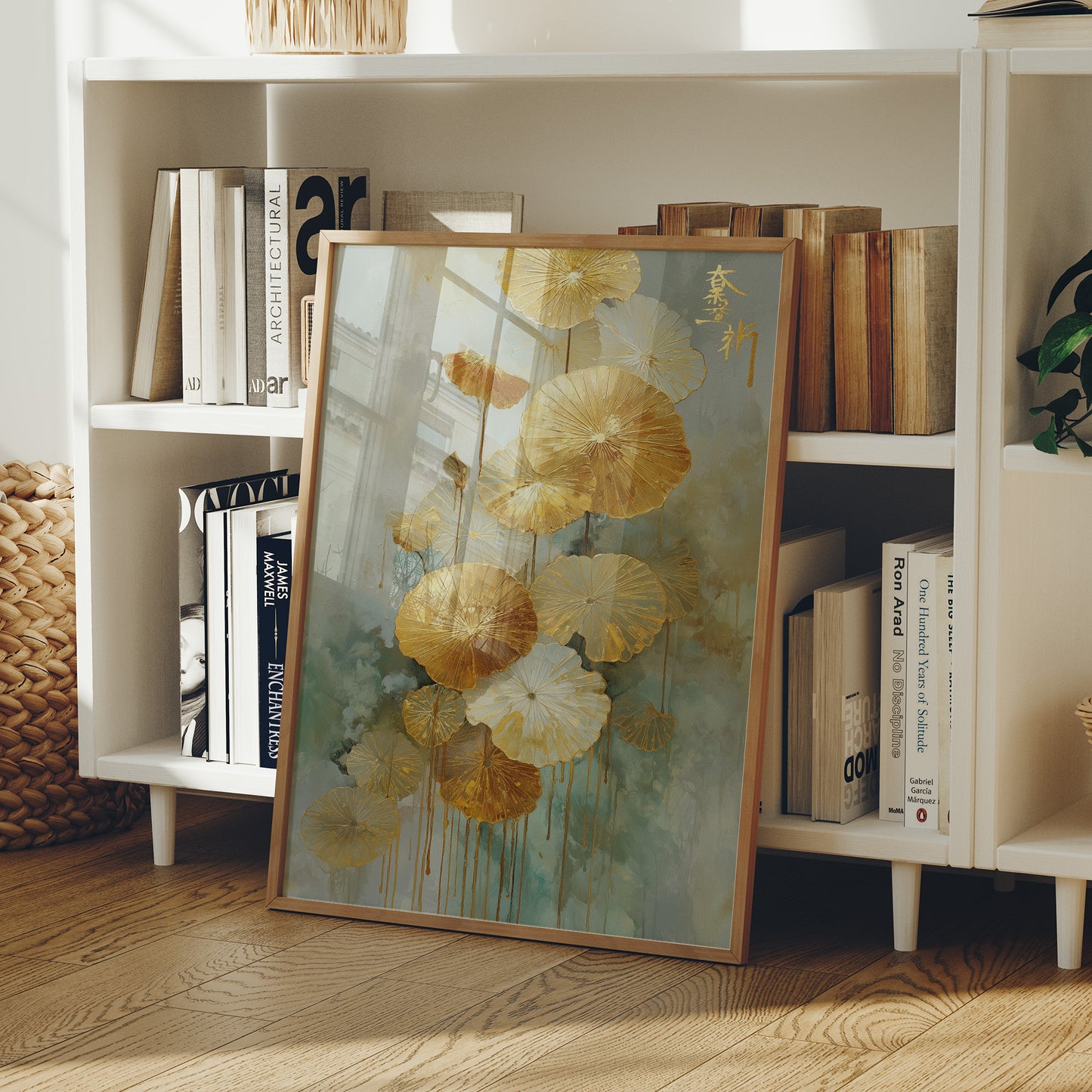 Golden Lotus Dance In Jade Mist