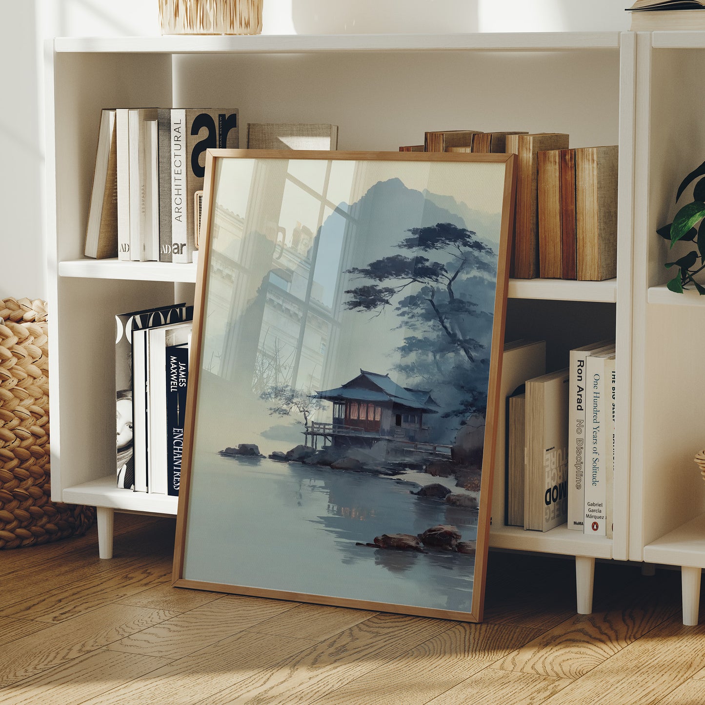 Misty Lake House Finds Morning Peace