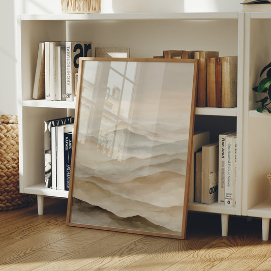 Peaks Float In Morning Mist