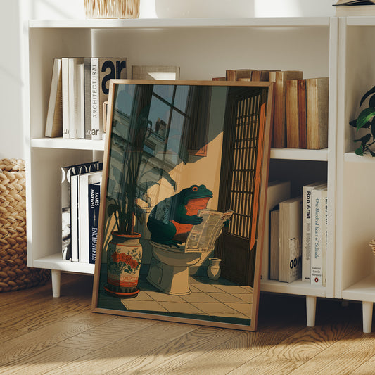 Wise Toad's Morning Paper Ritual