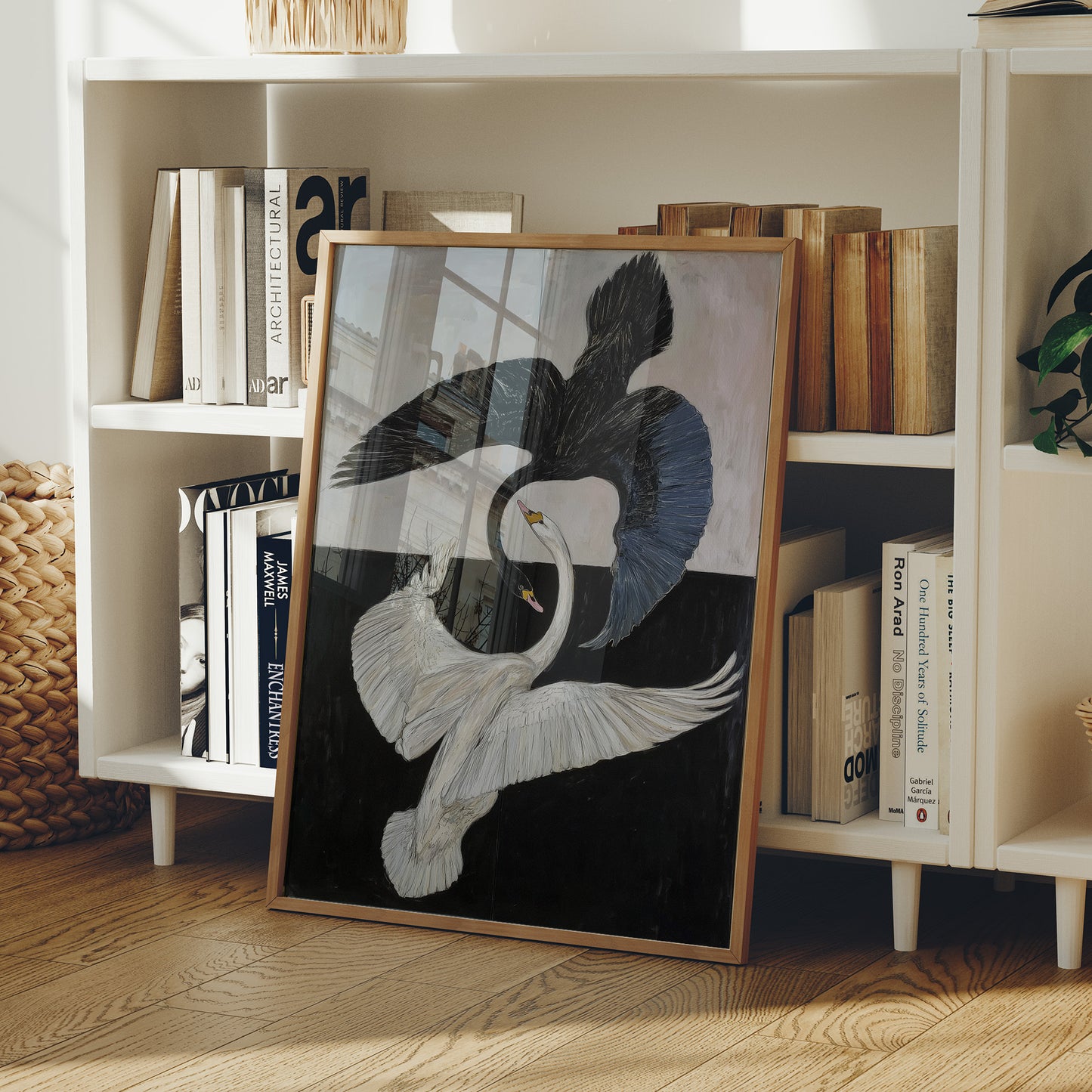 Graceful Cranes Dance Night Away