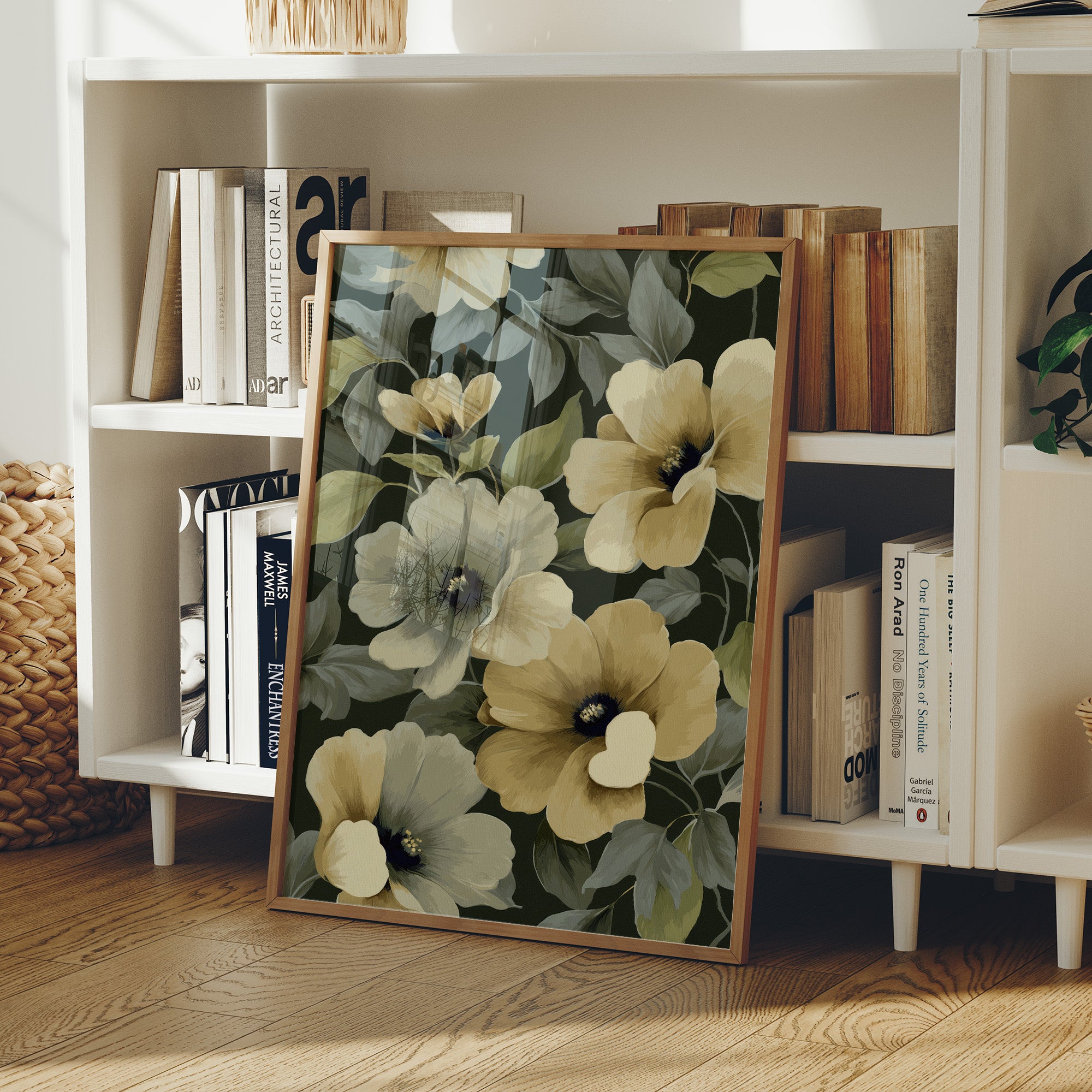 Cream Blooms Tell Library Stories