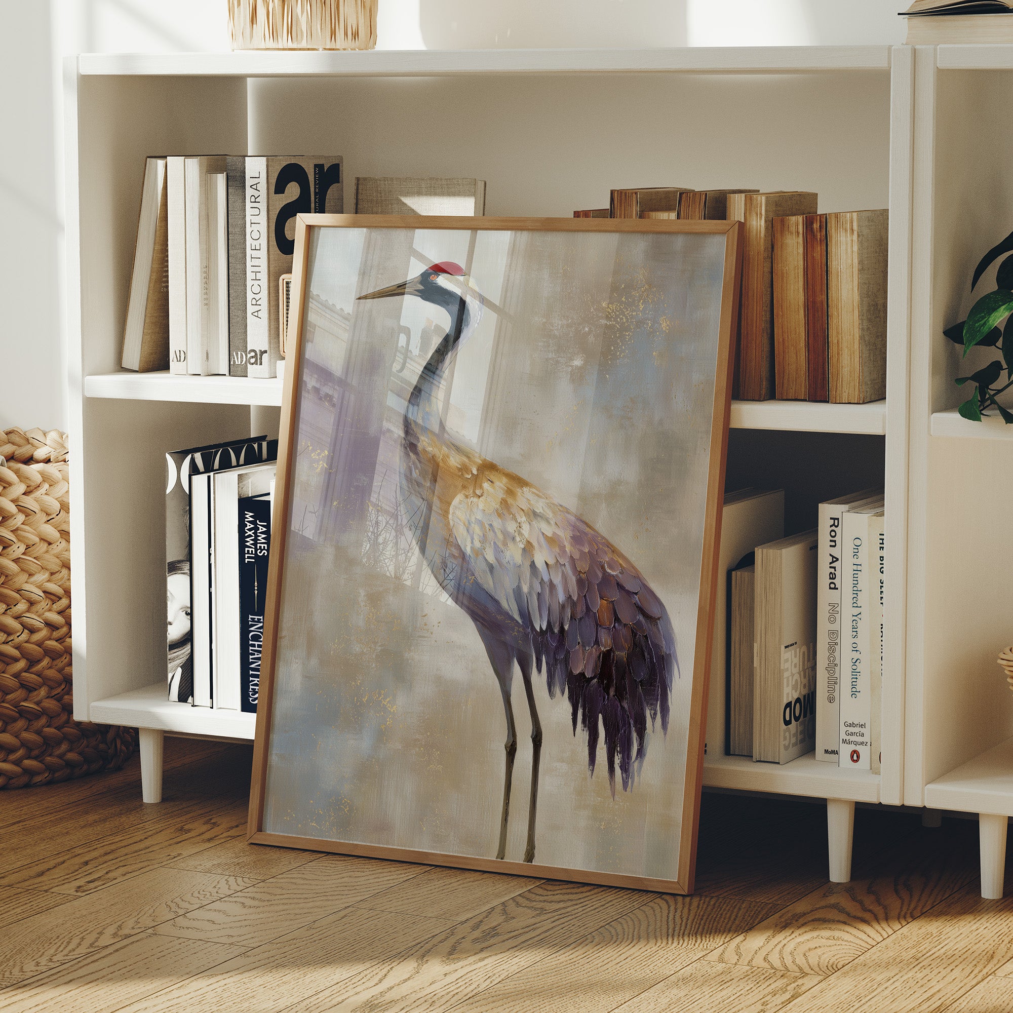 Elegant Crane Studies Library Light