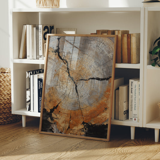 Time Circles Through Ancient Wood