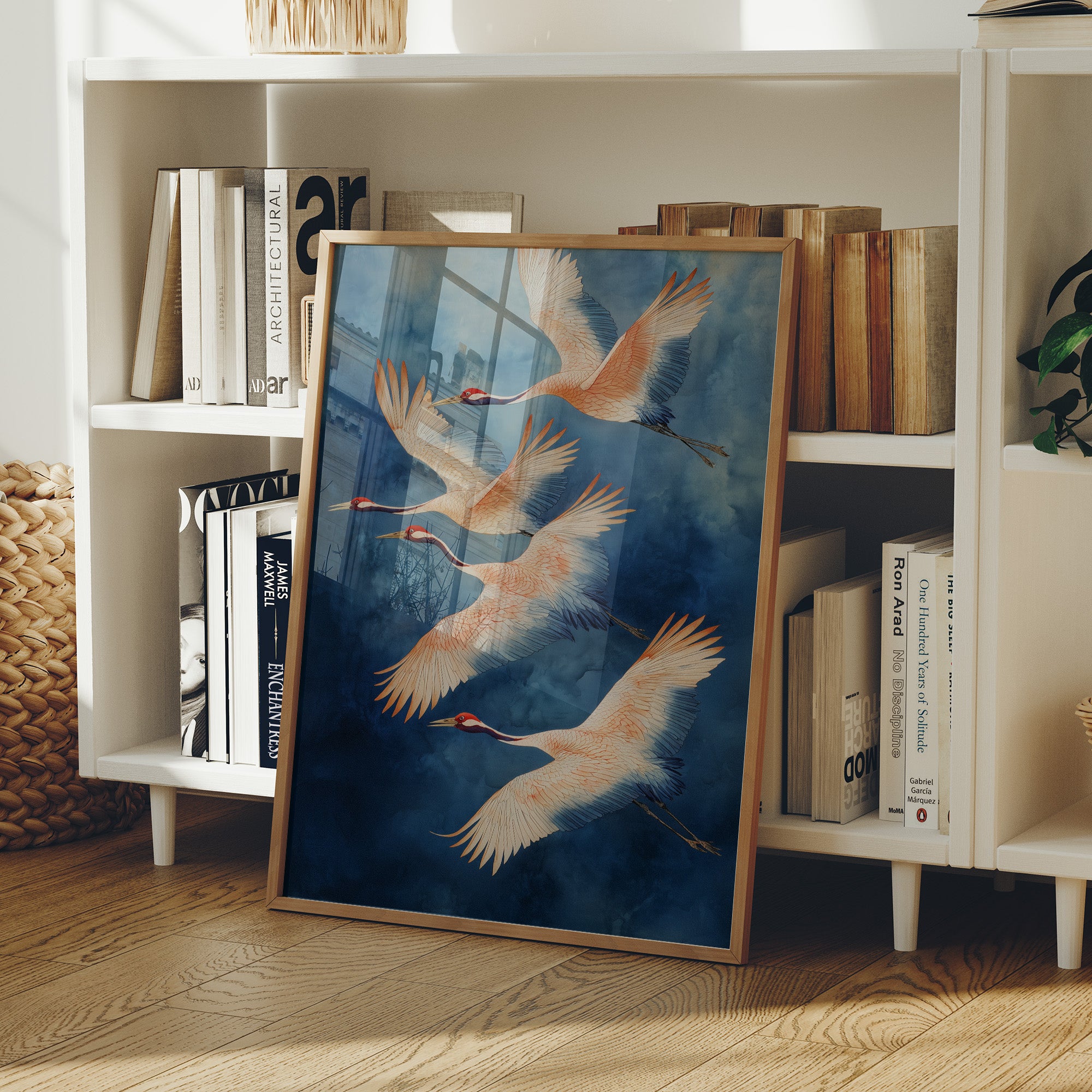 Dancing Cranes Paint The Sky