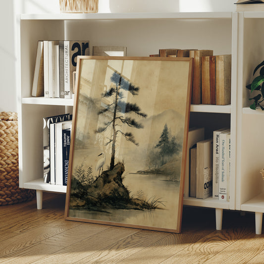 Lone Pine Guards Misty Waters